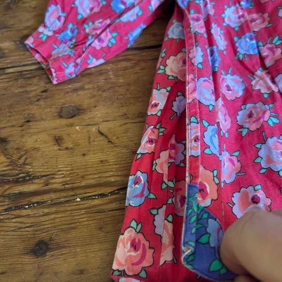 Vintage MouseFeathers Red Floral Dress - Picture 3 of 4